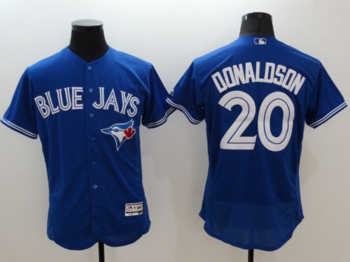 Blue Jays #20 Josh Donaldson Blue Flexbase Authentic Collection Stitched MLB Jersey